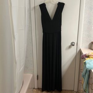 Formal black maxi dress